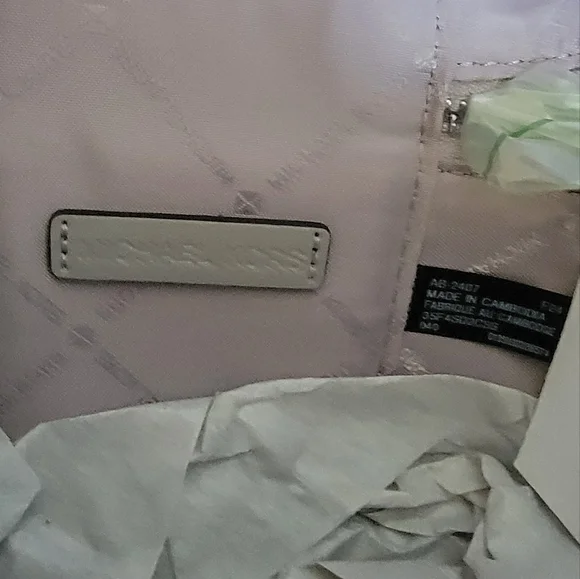 MICHAEL KORS Sandrine Crossbody & Handcrafted Rainbow Moonstone Bracelet - Picture 8 of 11